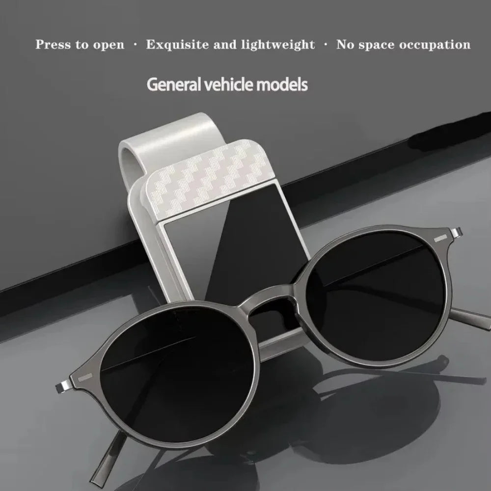 Car Sun Visor Sunglasses Clip Holder & Card Organizer Car Visor Glasses Clip QXL
