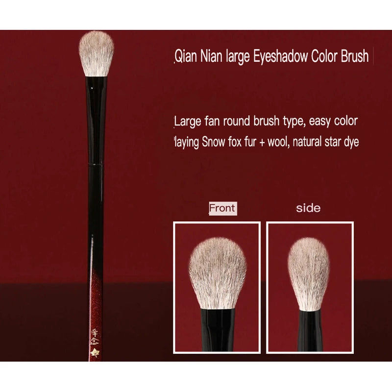 H29 Large Eyeshadow Blending Brush | Goat Hair & Wool Eyeshadow Blending Brush QXL