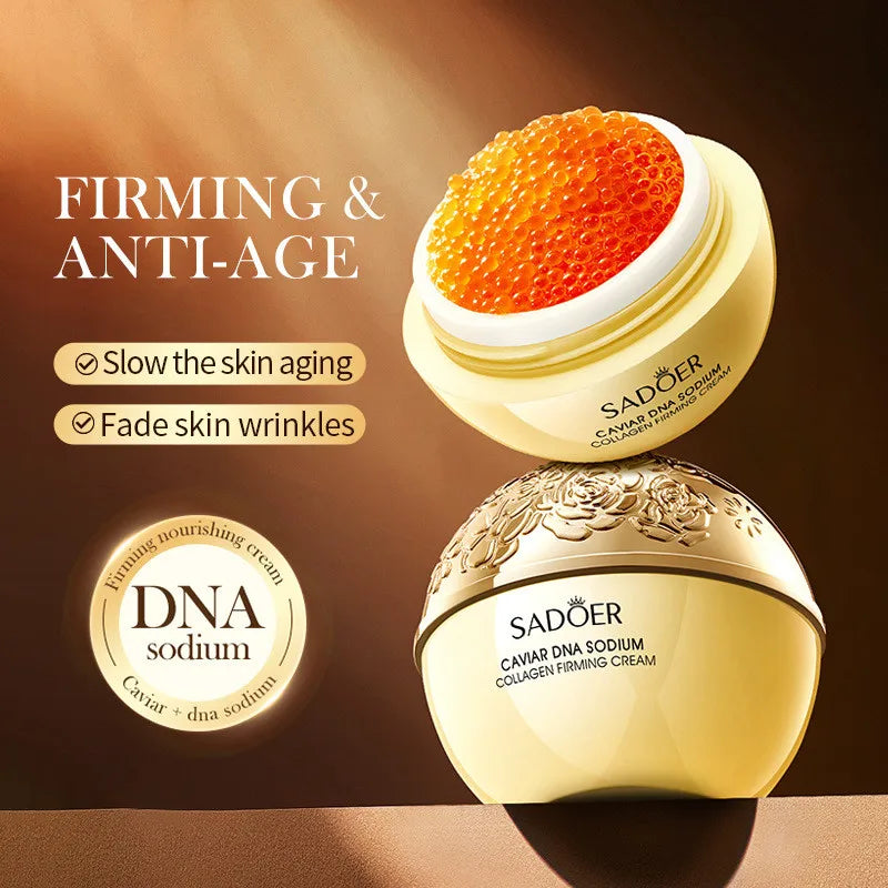 SADOER Caviar Collagen Firming Cream – Moisturizing 30g Firming Face Cream QXL
