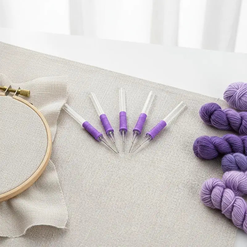 Punch Needle Embroidery Pen | DIY Craft Threading Tool Embroidery Craft Tool QXL