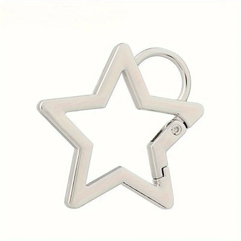 2-Pack Star-Shaped Plated Spring Snap Hooks | Bag & Hiking Spring Snap Hook QXL