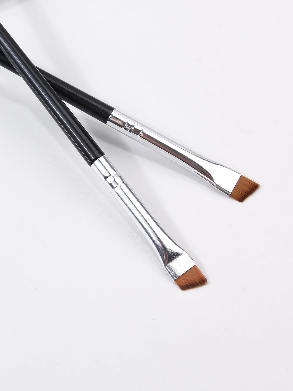 3-Piece Oblique Eyeliner, Eyebrow & Detail Makeup Brush Set Eye Makeup Brush Set QXL