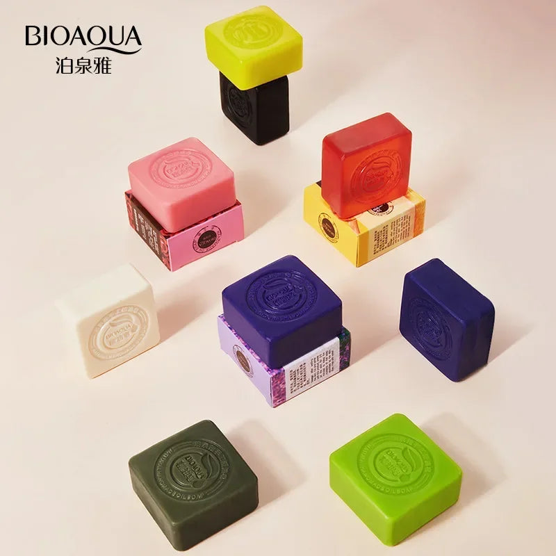 Bioaqua Natural Essential Oil Handmade Soap 100g | 9 Scents Essential Oil Soap QXL