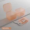 Portable Retainer Case with Brush, Bite Stick & Extractor Retainer Storage Case QXL 1 Nude
