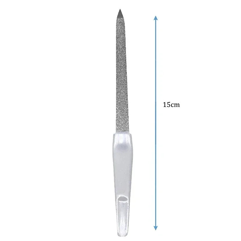 3-Pack Double-Sided Metal Nail Files | Manicure & Pedicure Metal Nail File Set QXL
