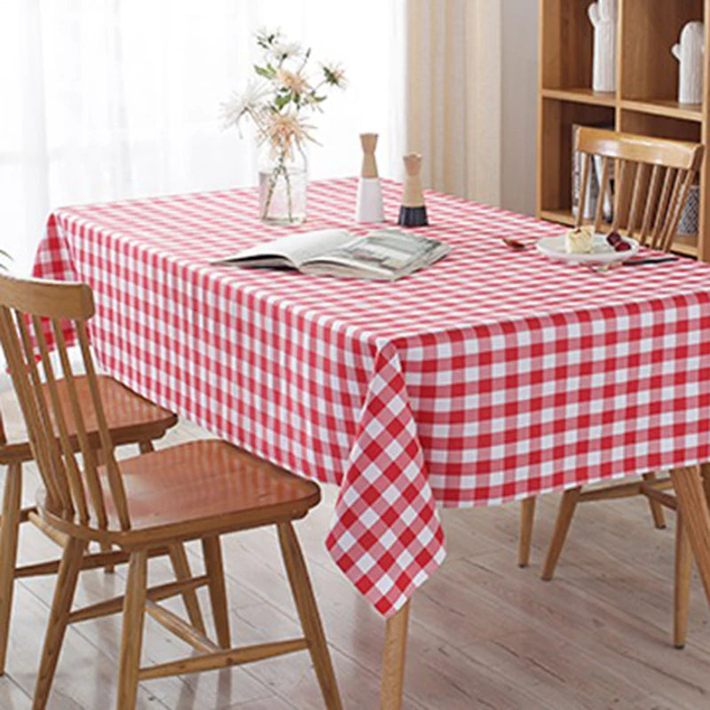 Red Checkered Tablecloth 160x160cm | Party & Wedding Décor Party Tablecloth QXL