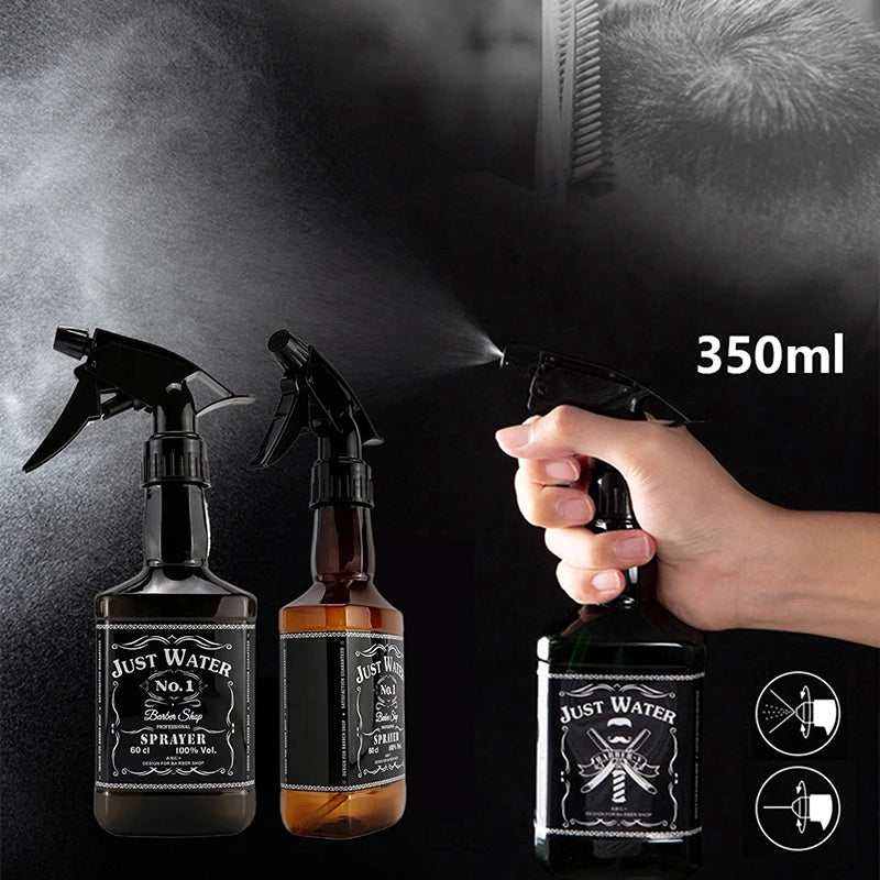 Retro Barber Hairdressing Spray Bottle 150/350ml Refillable Hairdressing Spray Bottle QXL