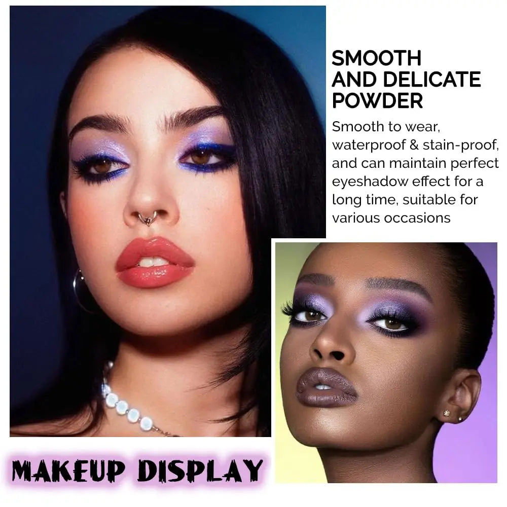 VERONNI 9-Color Eyeshadow Palette | Matte Shimmer Glitter Eyeshadow Palette QXL