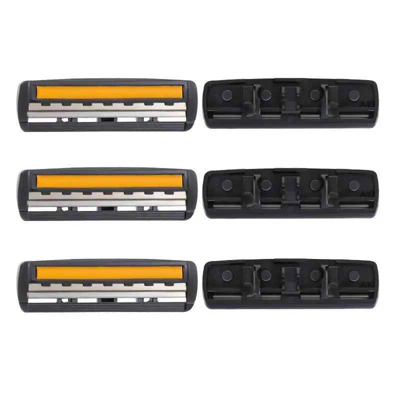 Men's Reusable 3-Blade Razor | 21 Replacement Heads Manual Shaving Razor QXL