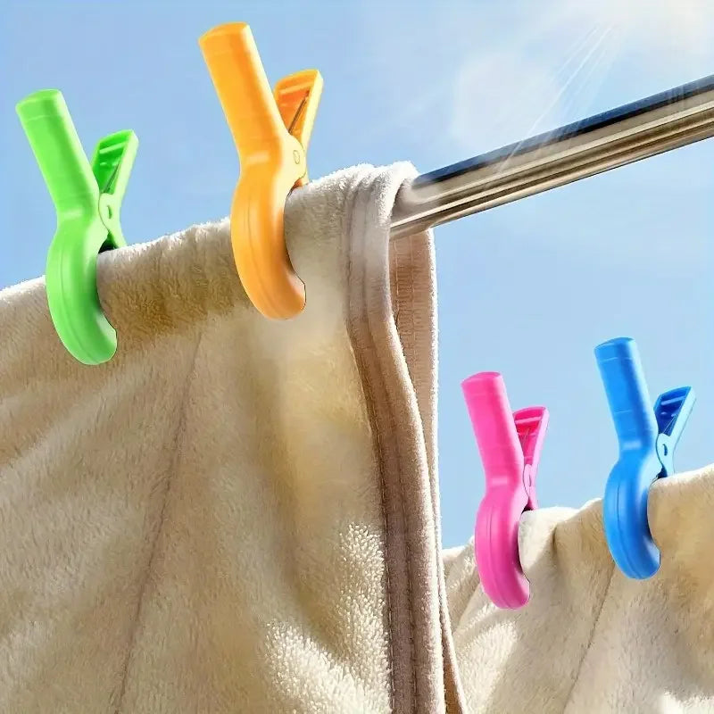 4-Pack Windproof Beach Towel Clips | Pool, Cruise & Chair Beach Towel Clips QXL