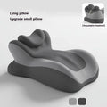Memory Foam Wedge Pillow | Neck, Leg & Back Ergonomic Support Memory Foam Pillow QXL Gray With pillow-6 No plug