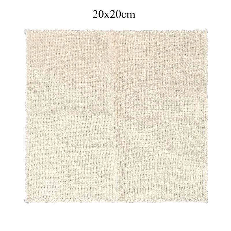 Linen Embroidery Cloth | Cross Stitch Fabric 20/28/35cm DIY Embroidery Fabric QXL A