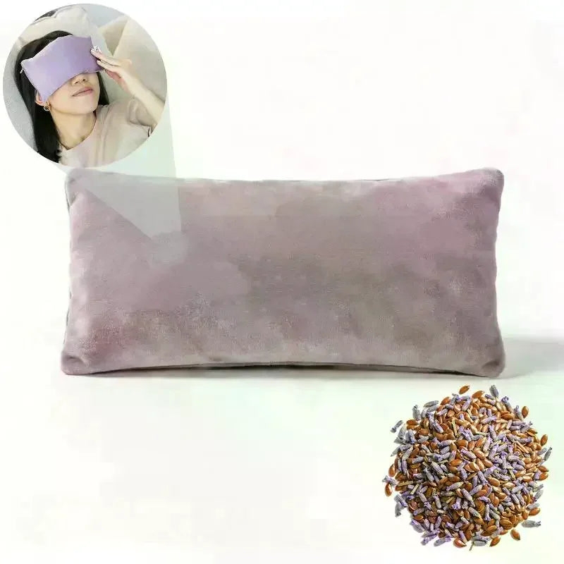 Lavender Weighted Eye Pillow | Hot & Cold Aromatherapy Mask Aromatherapy Eye Pillow QXL