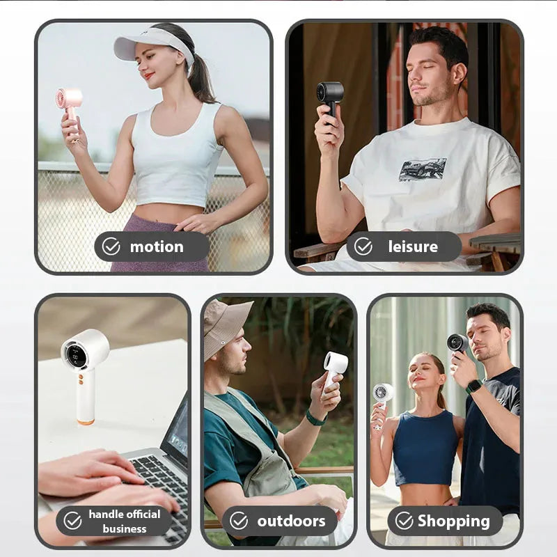 Mini USB Handheld Portable Fan – Fast Charge, Quiet & Compact Handheld Portable Fan QXL