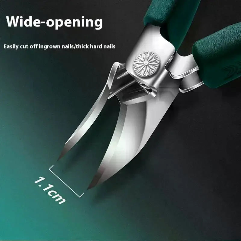 Slanted Anti-Splash Nail Clipper | Stainless Steel Toenail Cutter Nail Clipper QXL