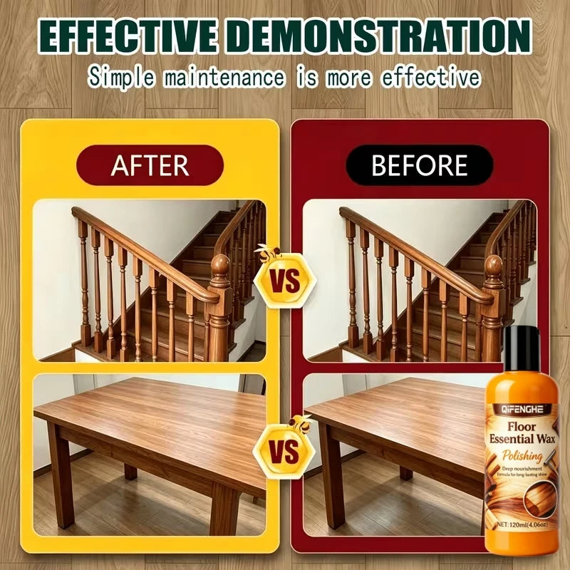 Wood Floor Polishing Wax | Restores & Protects Hardwood Floors Floor Polishing Wax QXL