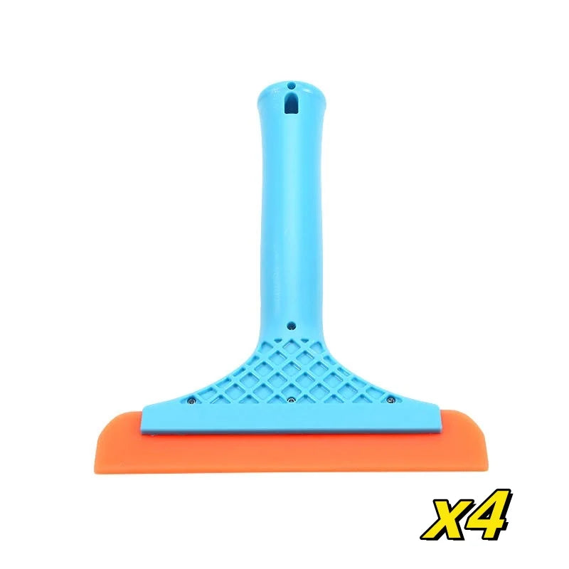 Non-Scratch Silicone Squeegee | Car Wrap & Window Water Blade Car Wrap Squeegee QXL Blue 4pcs