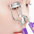 Purple Sunflower Eyelash Curler | Portable Steel Beauty Tool Eyelash Curler QXL Default Title