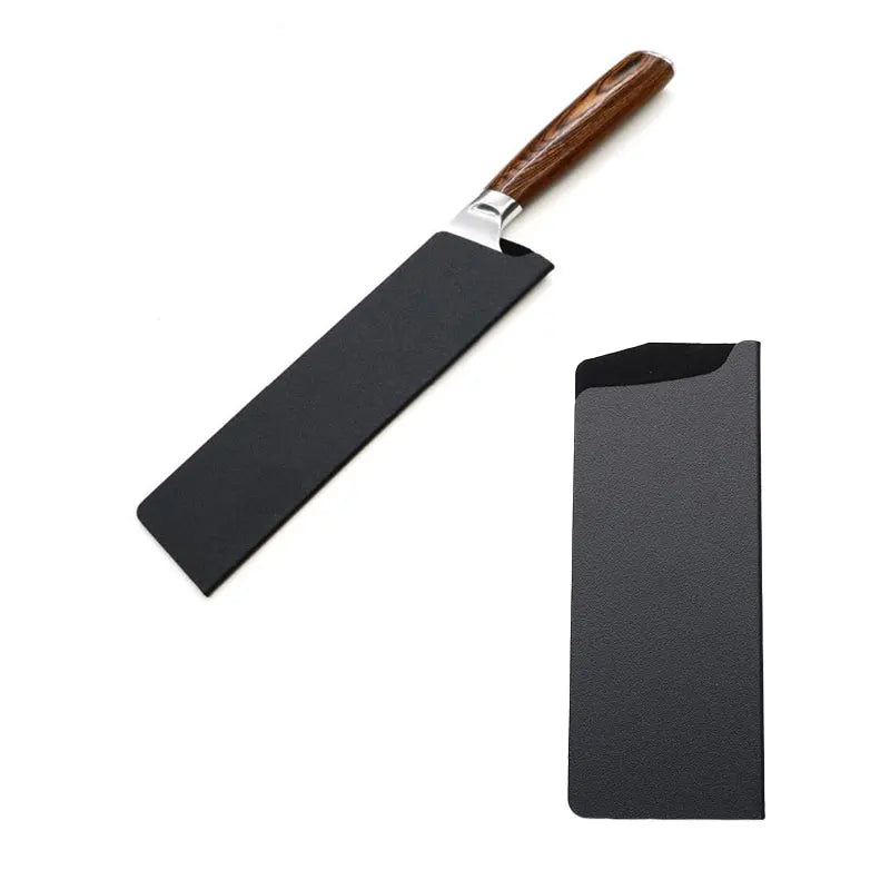8-Inch Chef Knife with Sheath | Santoku Sashimi Cleaver Chef Knife QXL