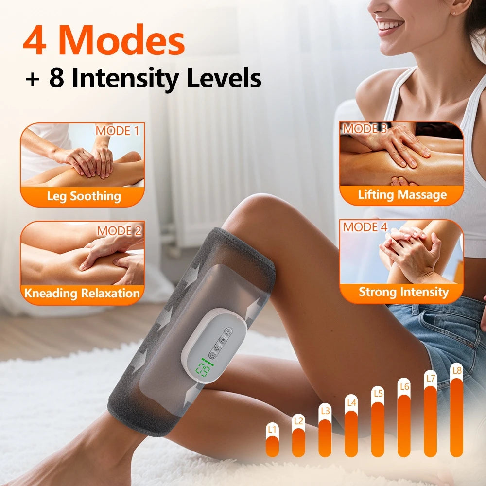 Wireless Air Compression Leg Massager | 4 Modes | QXL Leg Air Massager QXL