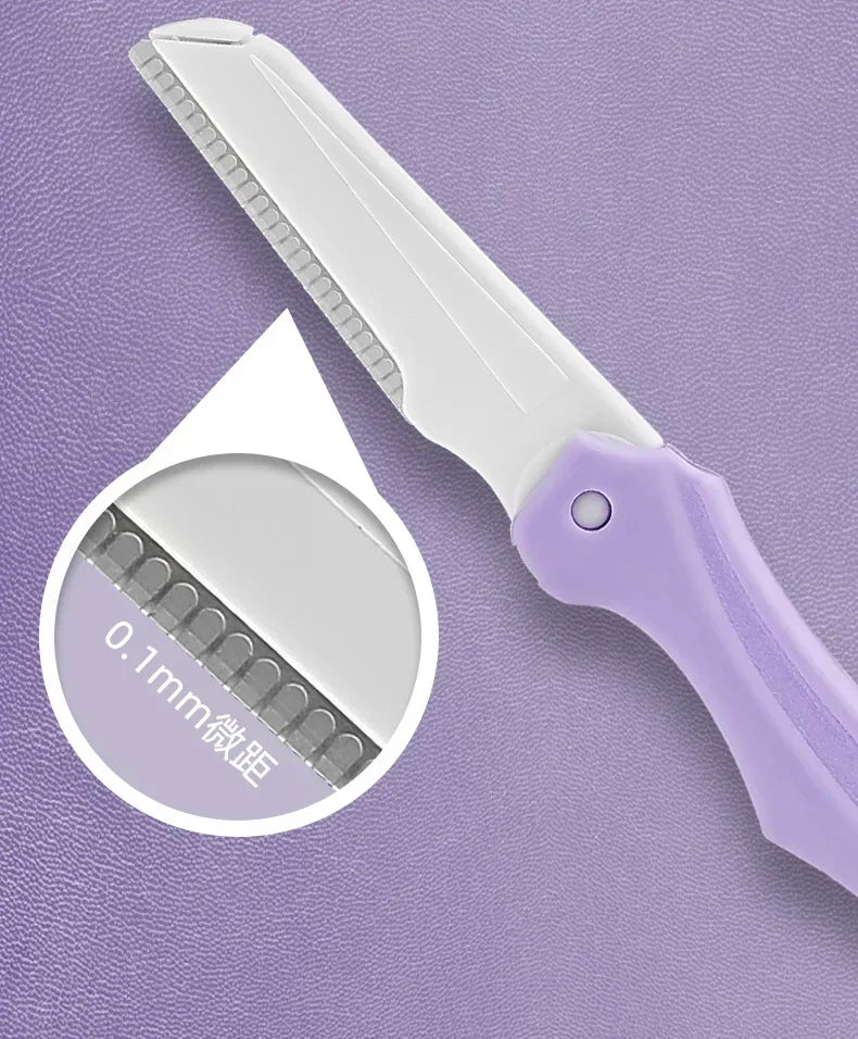 3-Piece Eyebrow Scissors, Razor & Comb Trimming Set Eyebrow Trimming Set QXL
