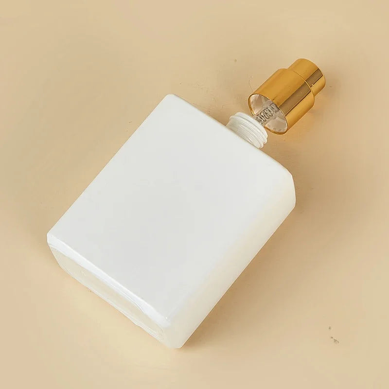 50ml Square Glass Perfume Spray Bottle | Refillable Atomizer Perfume Spray Bottle QXL