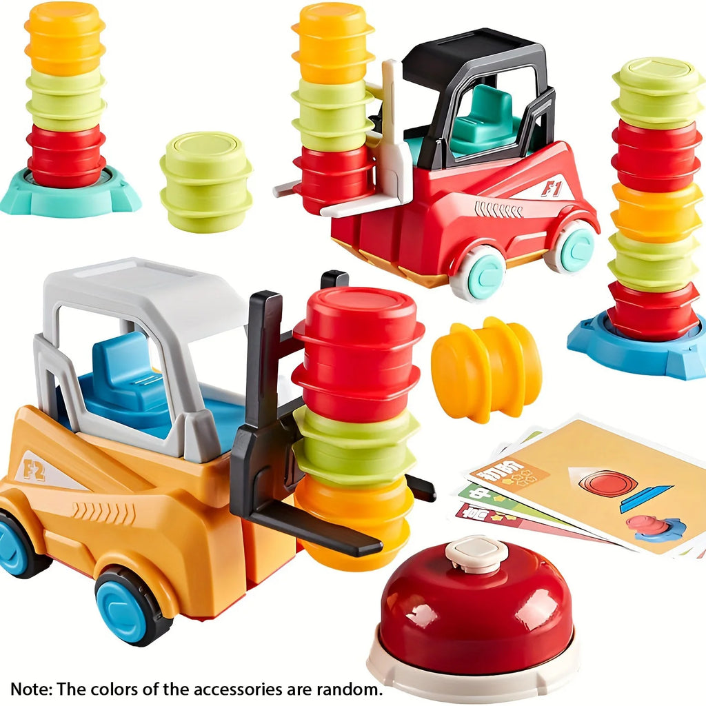 Engineer Forklift & Mine Truck Construction Toy | Ages 3–6 Construction Toy Set QXL Multicolor
