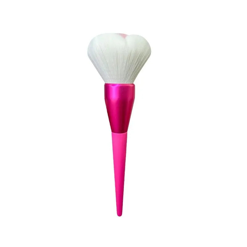 Rose Petal Kabuki Powder Brush | Soft Synthetic Makeup Tool Kabuki Powder Brush QXL NO.1