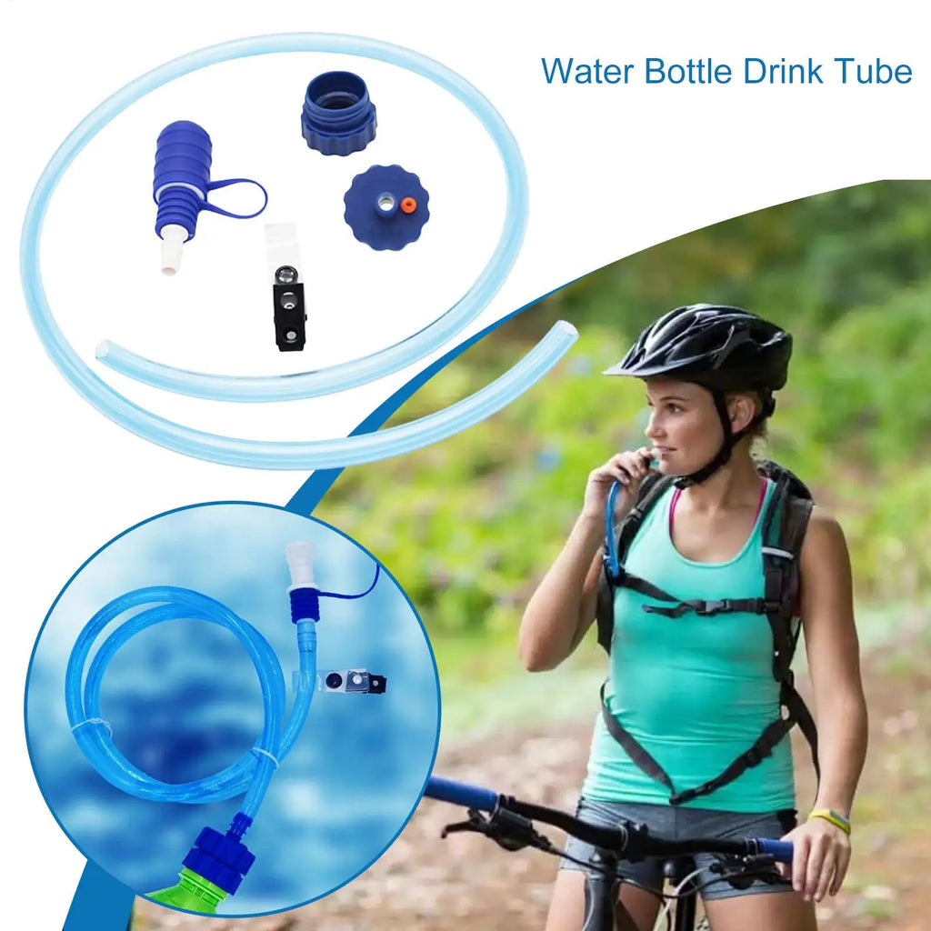 Hydration Drink Tube Kit | Water Bottle Straw & Adapter Hydration Tube Kit QXL