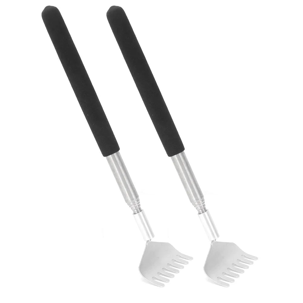 2-Pack Retractable Stainless Steel Back Scratcher Long Handle Back Scratcher QXL