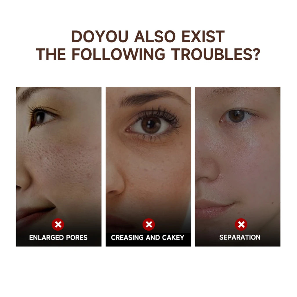 Moisturizing Pore-Covering Primer & Concealer Stick | Natural Makeup Primer Stick QXL