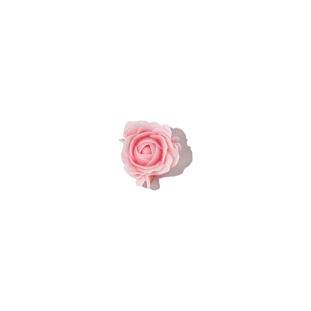 30-Pc 3D Pearl Rose Nail Charms | Mixed Size Flower Nail Art Nail Art Charms QXL