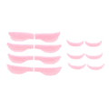 7 Pairs Reusable Silicone Lash Lift Shield Pads | Up & Low Lash Lift Pads QXL Pink
