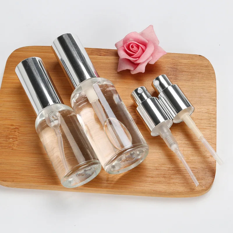 Clear Glass Refillable Atomizer Spray Bottle | 5ml–100ml Glass Atomizer Bottle QXL 100ml spray