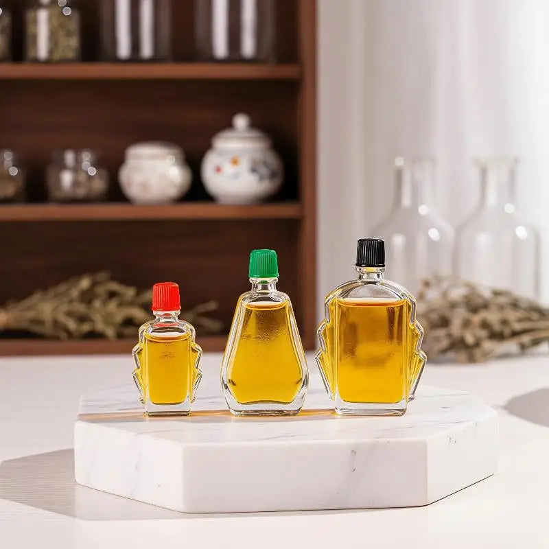 Mini Glass Vials 3ml–12ml | Leakproof Travel Oil Bottles Glass Travel Vials QXL