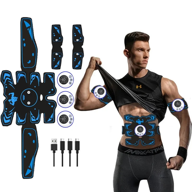 EMS Abdominal Stimulator Belt | 8 Modes 19 Levels Muscle Toner EMS Muscle Toner Belt QXL