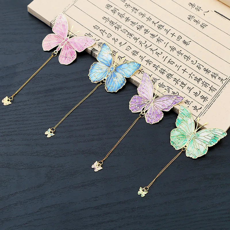 Hollow Butterfly Magnetic Bookmark | Reading Gift & Souvenir Magnetic Bookmark QXL