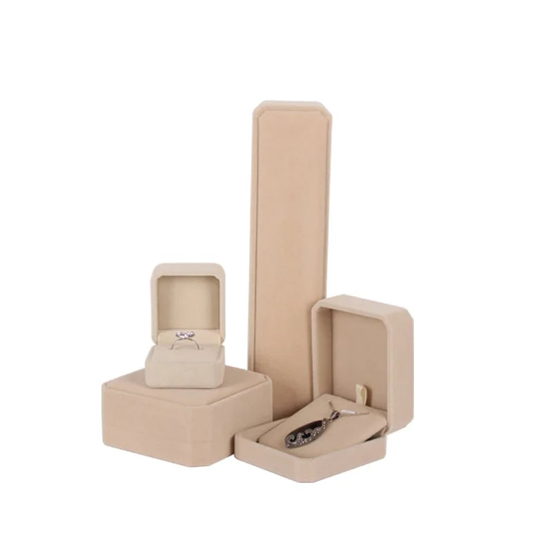 Velvet Jewelry Gift Box | Ring, Necklace & Pendant Case Jewelry Gift Box QXL