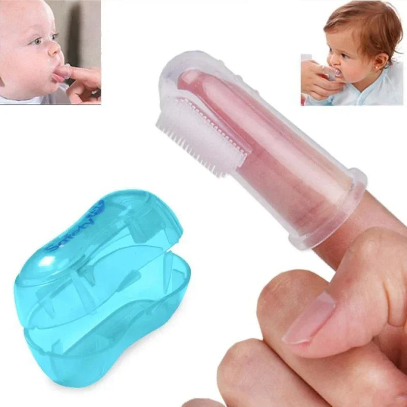 Silicone Pet Finger Toothbrush for Dogs & Cats | Dental Care Pet Finger Toothbrush QXL
