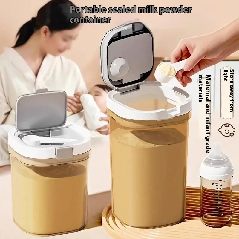 Airtight Milk Powder Container 800–1800ml | Food Storage Box Food Storage Container QXL