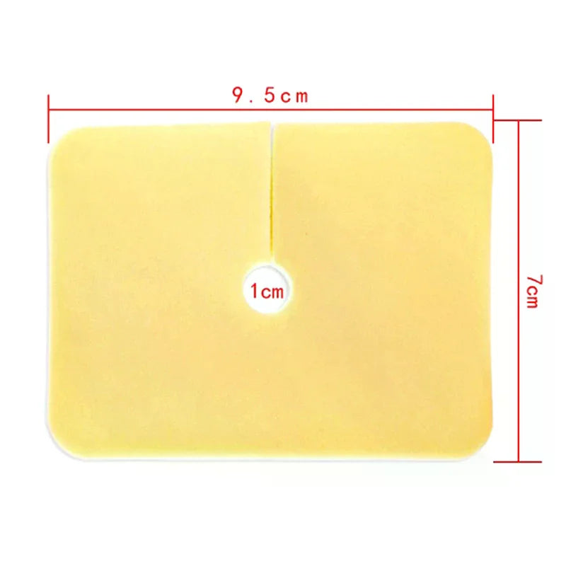 Tracheotomy Tube Fixation Pad | Soft Silicone Gauze CE Certified Tracheotomy Care Pad QXL