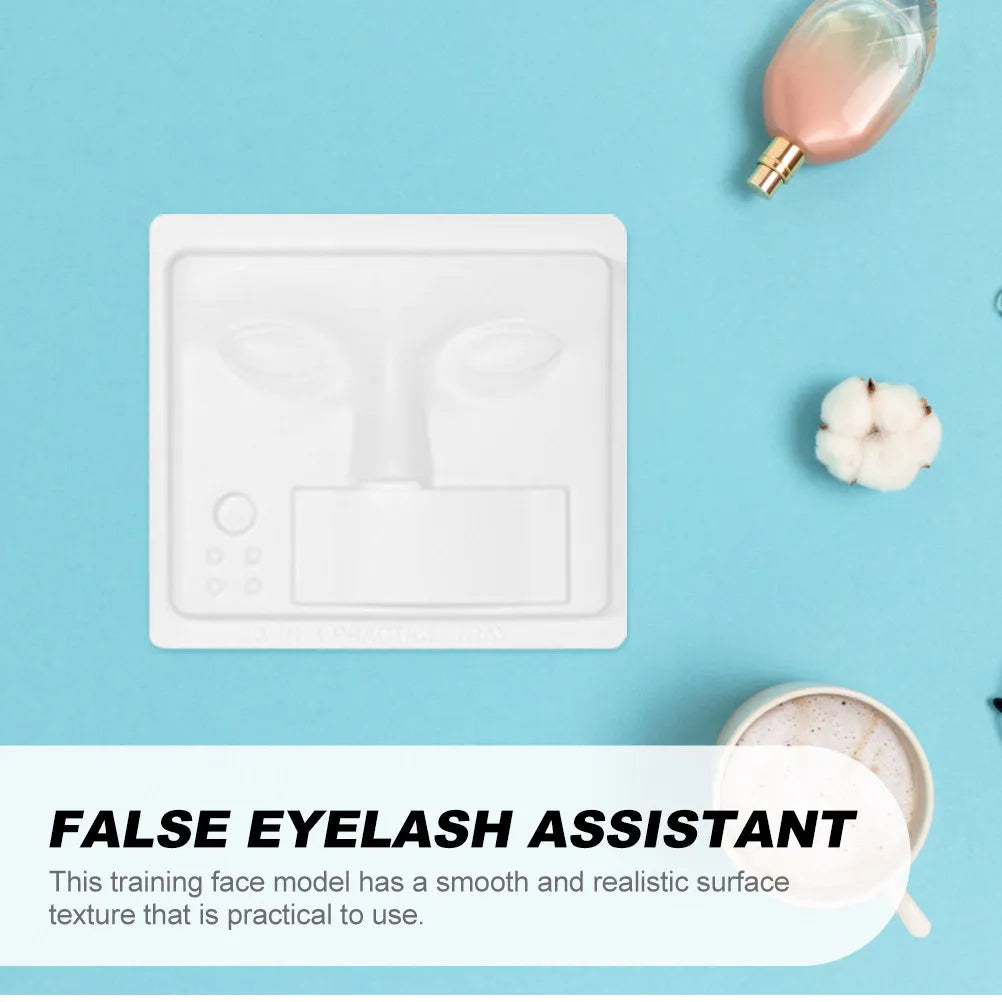 3-Pack Eyelash Extension Practice Face Trays | Lash Training Lash Training Tray QXL