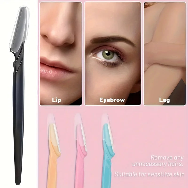 Eyebrow Razor Kit 5/6/12Pcs – Precision Facial Hair Trimmer Eyebrow Razor Kit QXL