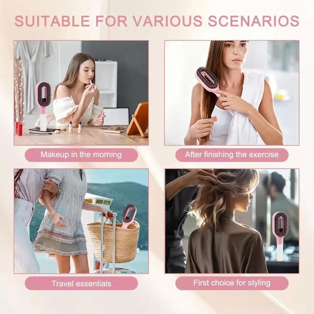 2-in-1 Spray Bottle Comb | Anti-Static Hair Styling Tool Spray Bottle Comb QXL