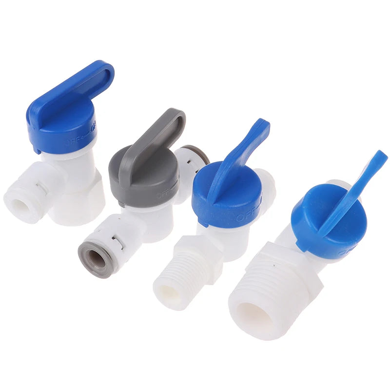 1/4" Ball Valve Inline Tap | Quick Connect Push Fit RO Filter Inline Ball Valve QXL