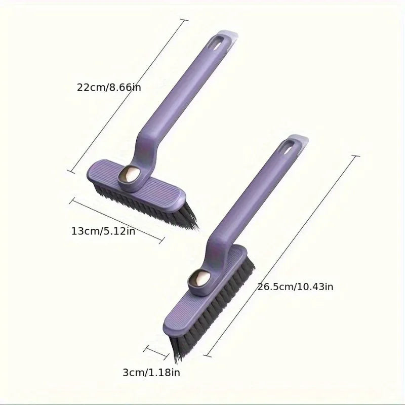 360° Rotating Gap Brush | Bathroom Corner & Floor Cleaner Cleaning Brush QXL
