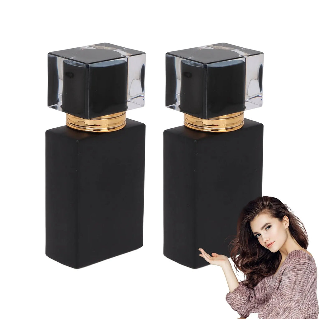 Frosted Glass Perfume Atomizer | Refillable Spray Bottle 30–50ml Perfume Atomizer QXL