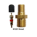 Copper Schrader Valve 1/4 NPT 1/8 NPT M10 Air Compressor Tire Air Fill Valve QXL M10