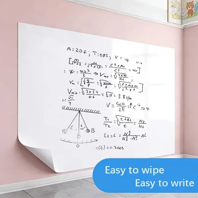 Self-Adhesive Whiteboard Wall Sticker | Removable Dry Erase Whiteboard Wall Sticker QXL