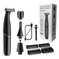 4-in-1 Rechargeable Women's Electric Shaver & Bikini Trimmer Women's Electric Shaver QXL black 4 in 1